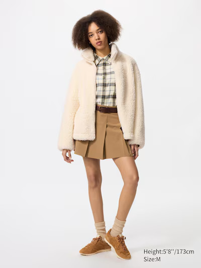 Fleece Full-Zip JacketColour: 30 NATURALSize: Women SXXSXSSMLXLXXLSuggested size: XXLSizingGet he... | UNIQLO (UK)