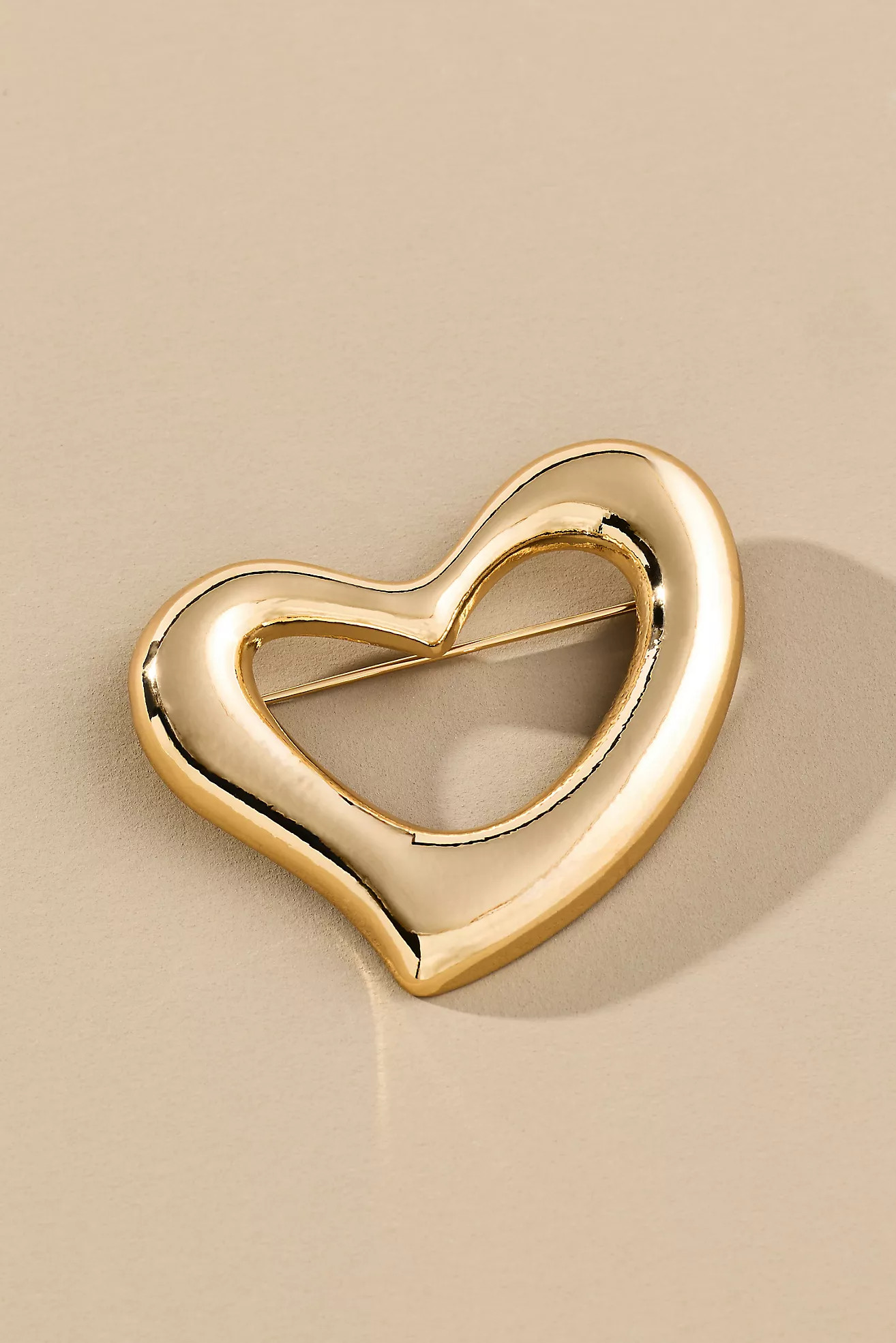 Heart Silhouette Brooch | Anthropologie (US)