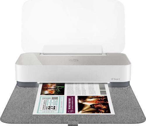 HP - Tango X Wireless Instant Ink Ready Inkjet Printer with Linen Cover - White | Best Buy U.S.