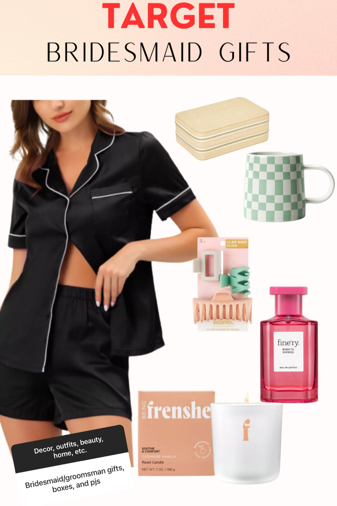 Bridesmaids gifts and PJs from Target 

#LTKxTarget #LTKsalealert #LTKwedding