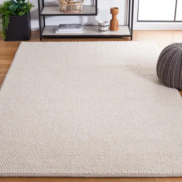SAFAVIEH Handmade Natura Courtney Wool Rug - 6' x 9' - Ivory | Bed Bath & Beyond