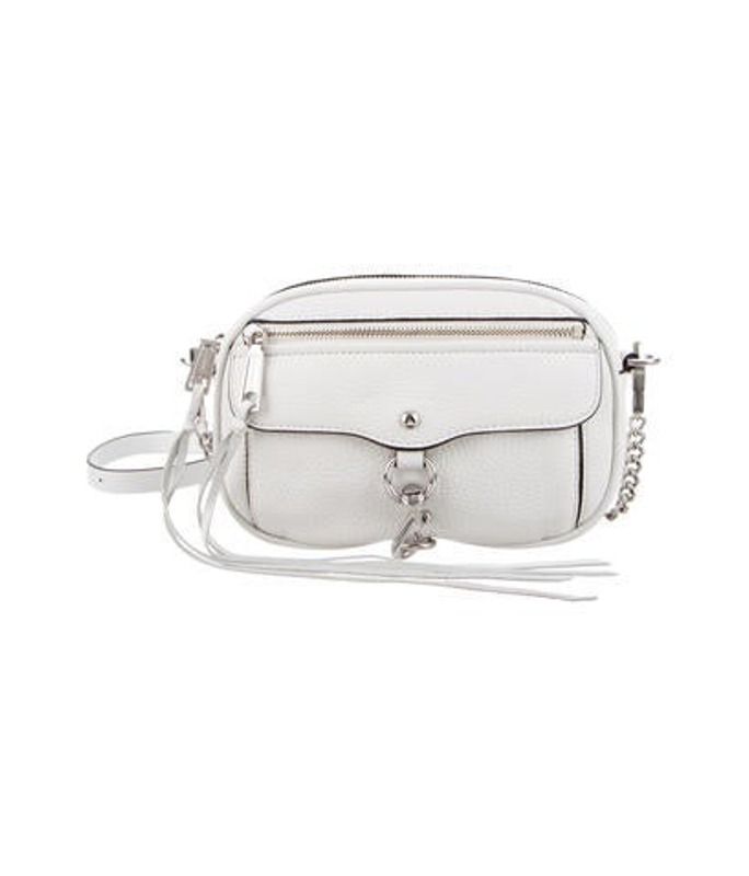 Rebecca Minkoff Blythe Leather Crossbody Bag White Rebecca Minkoff Blythe Leather Crossbody Bag | The RealReal