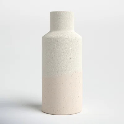 Jennifer Cream Ceramic Table Vase | Wayfair North America