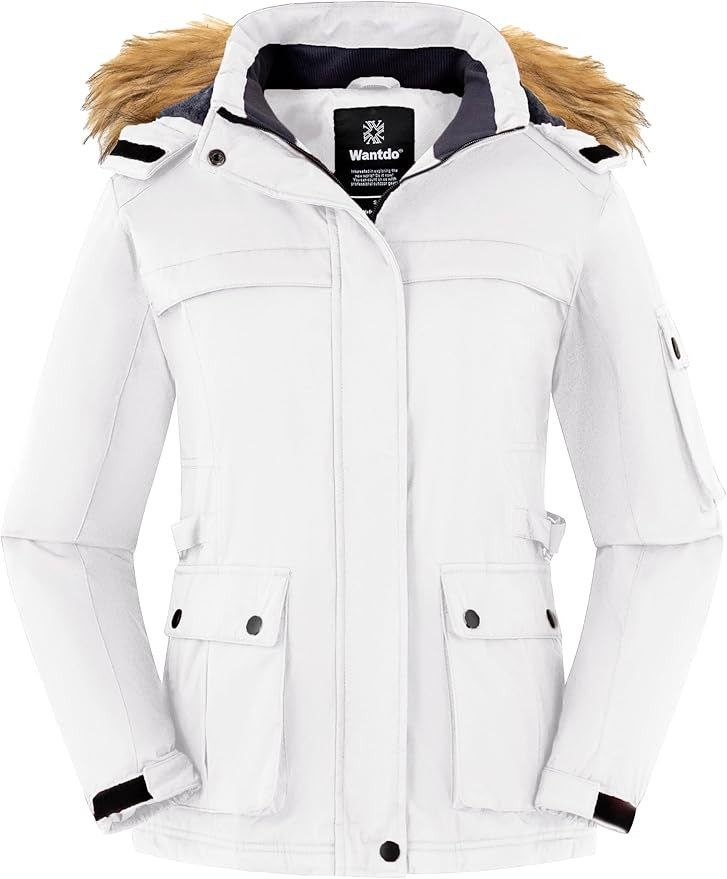 Wantdo Women's Waterproof Ski Jacket Windproof Winter Snow Coat Mountain Snowboarding Jackets Out... | Amazon (US)