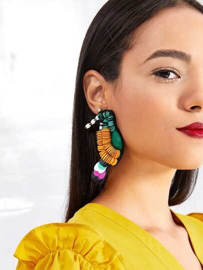 https://m.shein.com/us/Color-Block-Bird-Statement-Earrings-1pair-p-552170-cat-1757.html | SHEIN