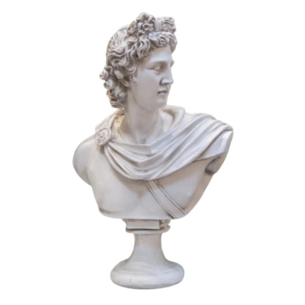 Fiberglass David Statue Finished In Milky White | Wayfair North America