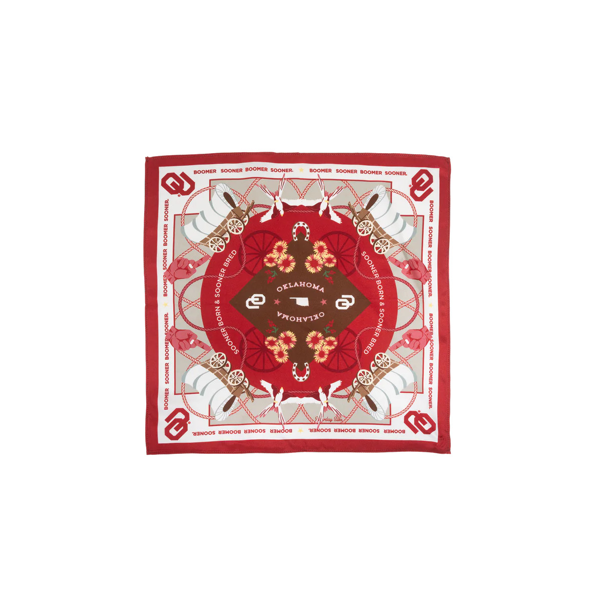Oklahoma Sooners Pocket Scarf | Saturday Silks