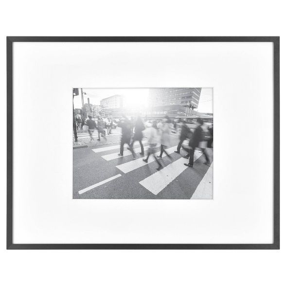 14" x 18" Matted to 8" x 10" Thin Gallery Frame Black - Project 62™ | Target