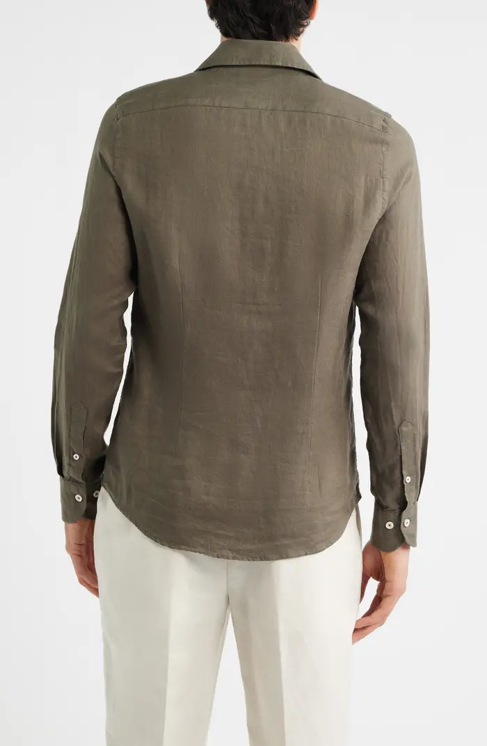 Seaside Linen Button-Up ShirtAur\u00e9lien | Nordstrom