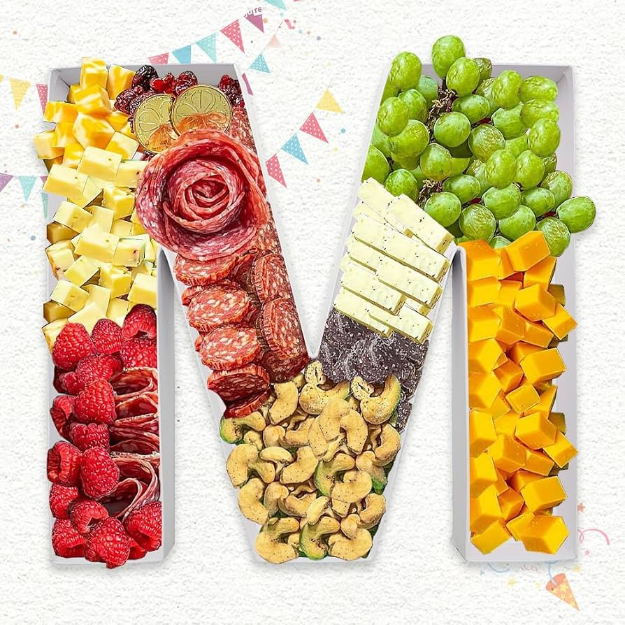12inch Cardboard Letter Fillable Shaped Decorative Box for Charcuterie(M) | Amazon (US)