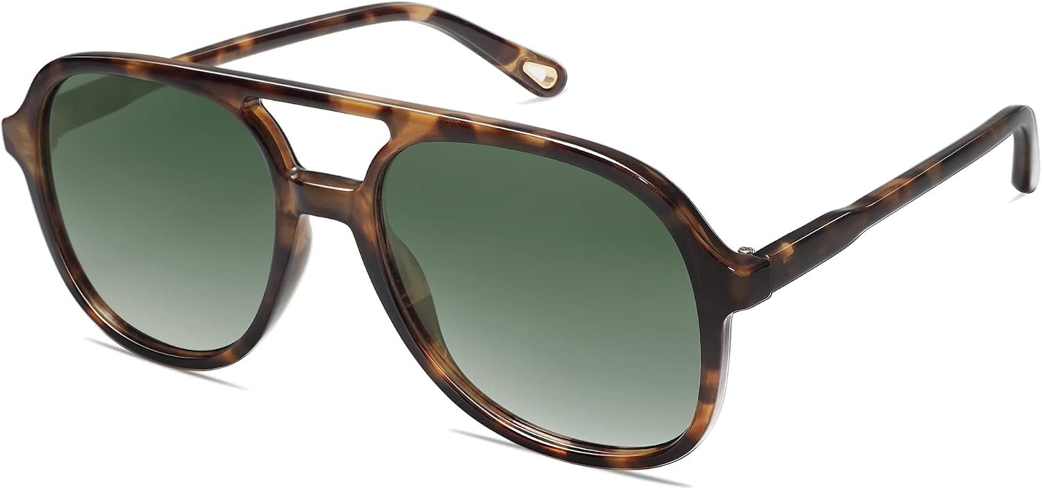 SOJOS Retro Polarized Aviator Sunglasses Womens Mens SJ2174 | Amazon (US)