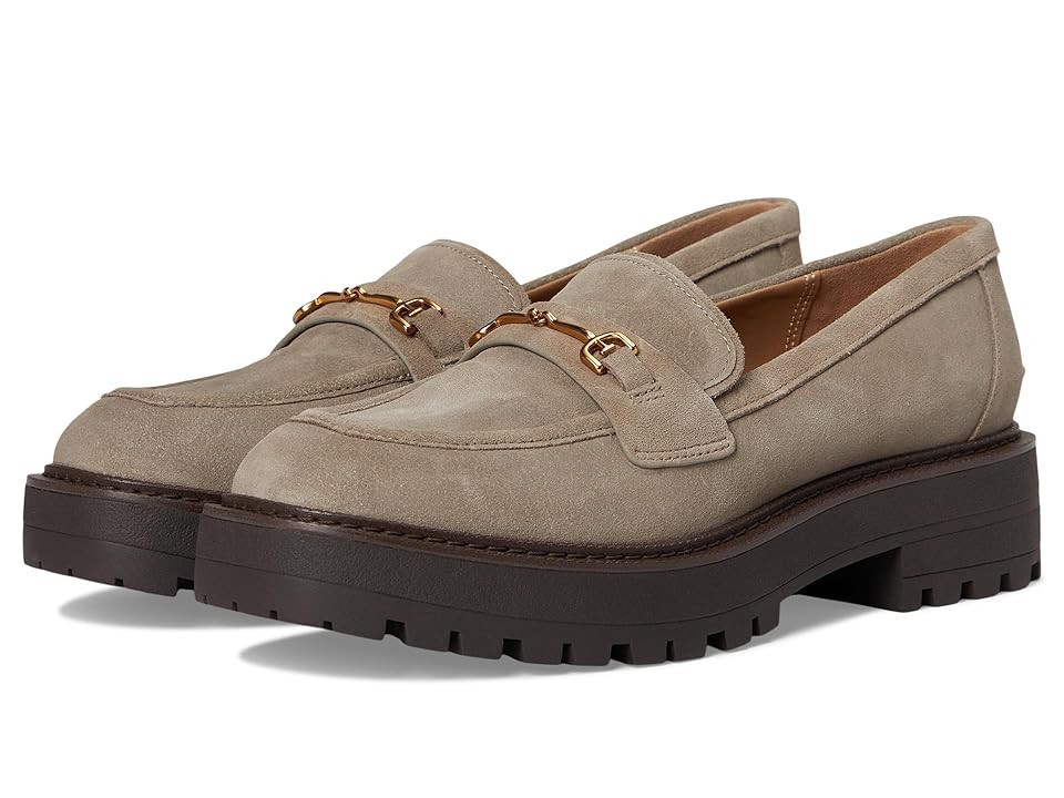Sam Edelman Lea Loafer/Moc Shoes Women's Flat Shoes Antico Gray : 7.5 M, Leather | Zappos