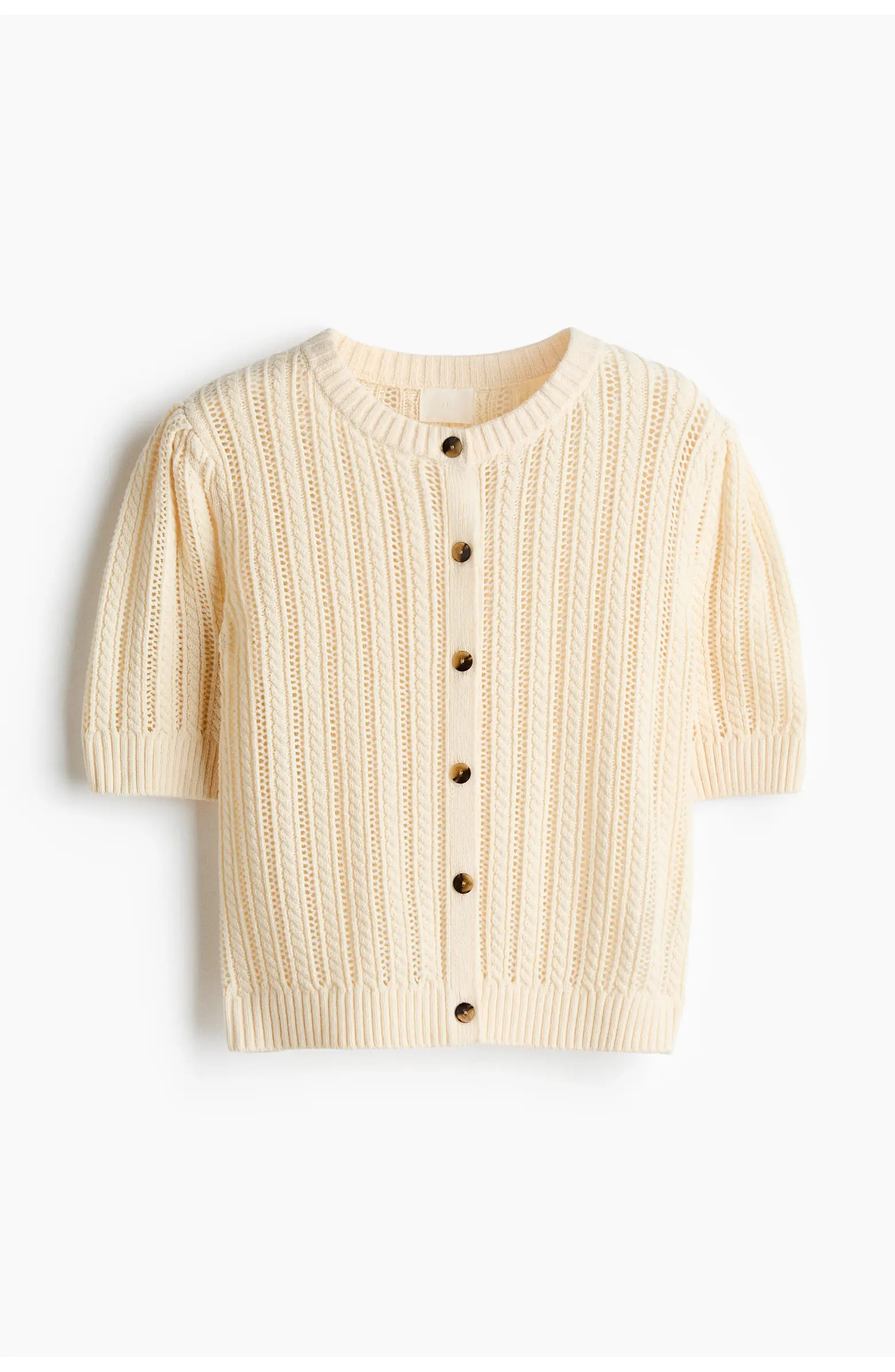 H&M Pointelle-knit Cardigan | Nordstrom | Nordstrom