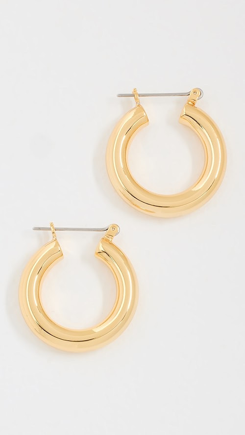 Baby Amalfi Tube Hoop Earrings | Shopbop