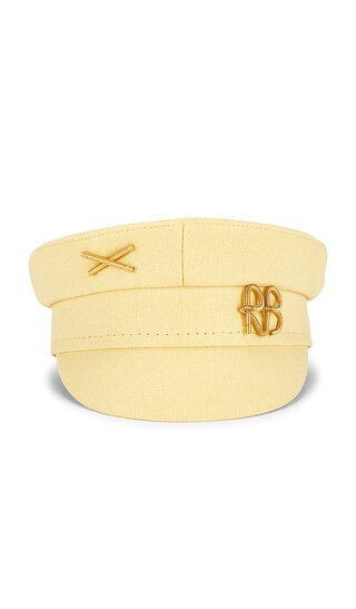 Ruslan Baginskiy Gold-tone Logo-plaque Baker Boy Cap in Yellow. - size XS | Revolve Clothing (Global)