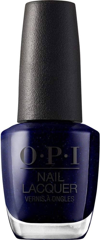 OPI Nail Lacquer Nail Polish | Opaque Dark Blue Purple Shimmer Chip Resistant Nail Polish | Vegan... | Amazon (US)