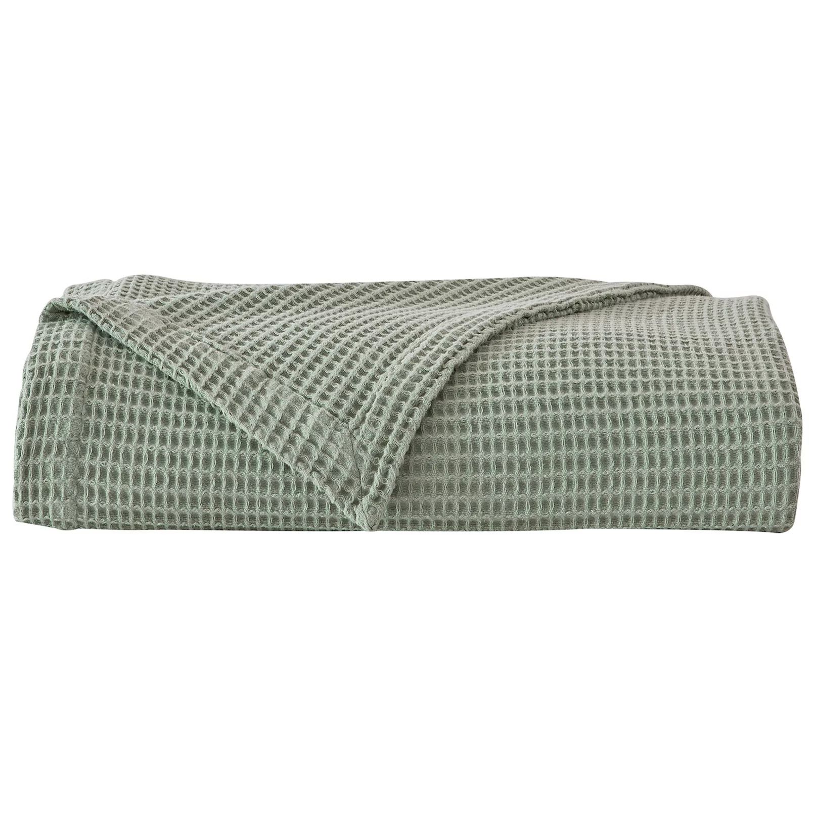 Madelinen Cotton Waffle Weave Knit Throw | Kohl's