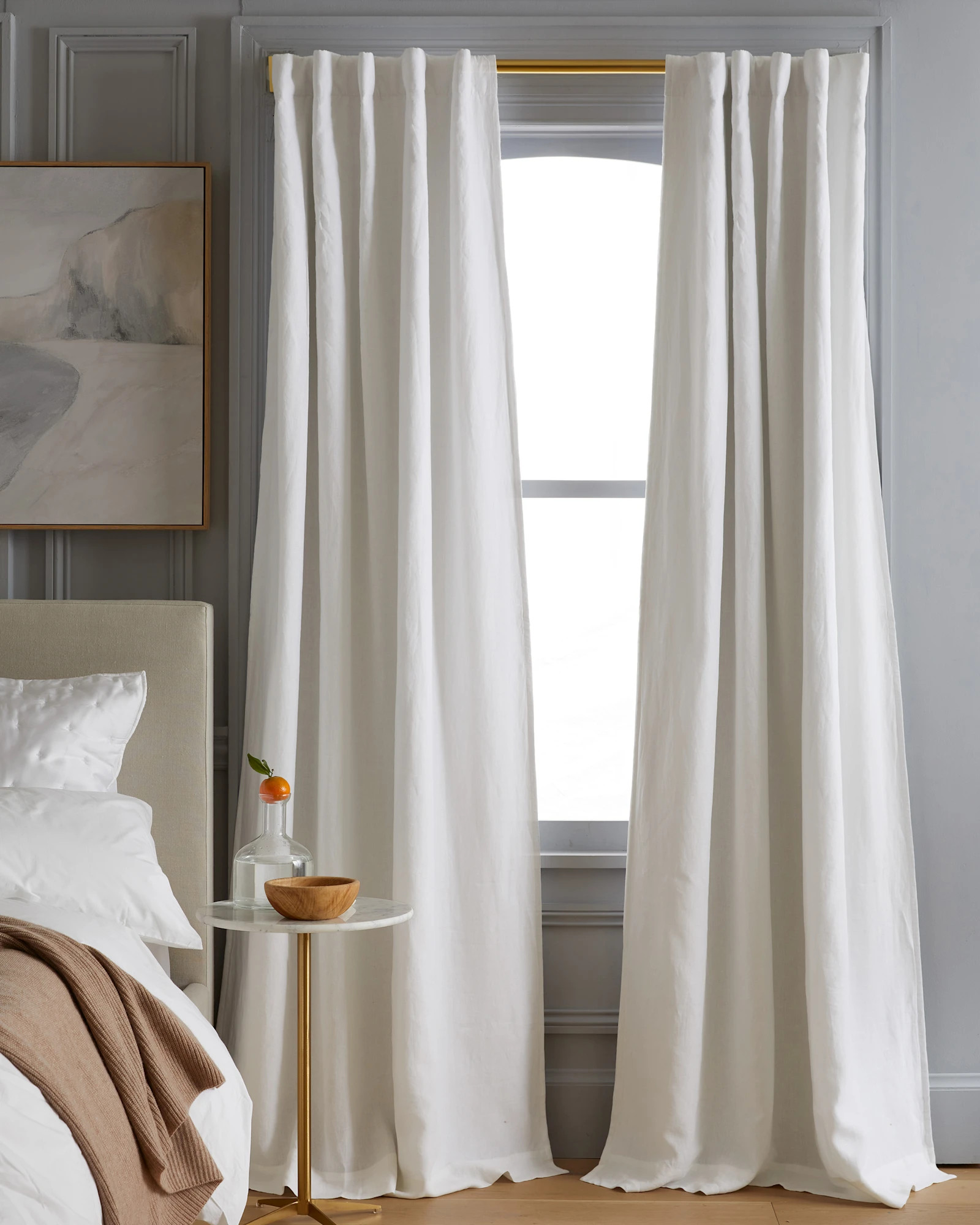 European Linen Room Darkening Curtain | Quince
