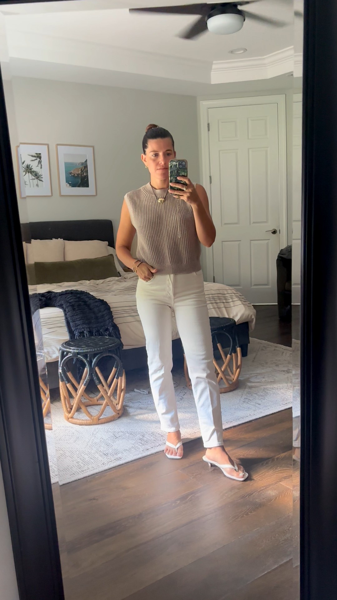 Fall capsule wardrobe essentials / what I wear to family sessions  Kitten heel sandals from nordstrom paired with an Amazon cord necklace. Artizia straight leg jeans and Abercrombie shell sweater is great for warm climates. 
Top XS / sandals 6.5 TTS / jeans 25 

#LTKSaleAlert #LTKdayinmylife #LTKPetite