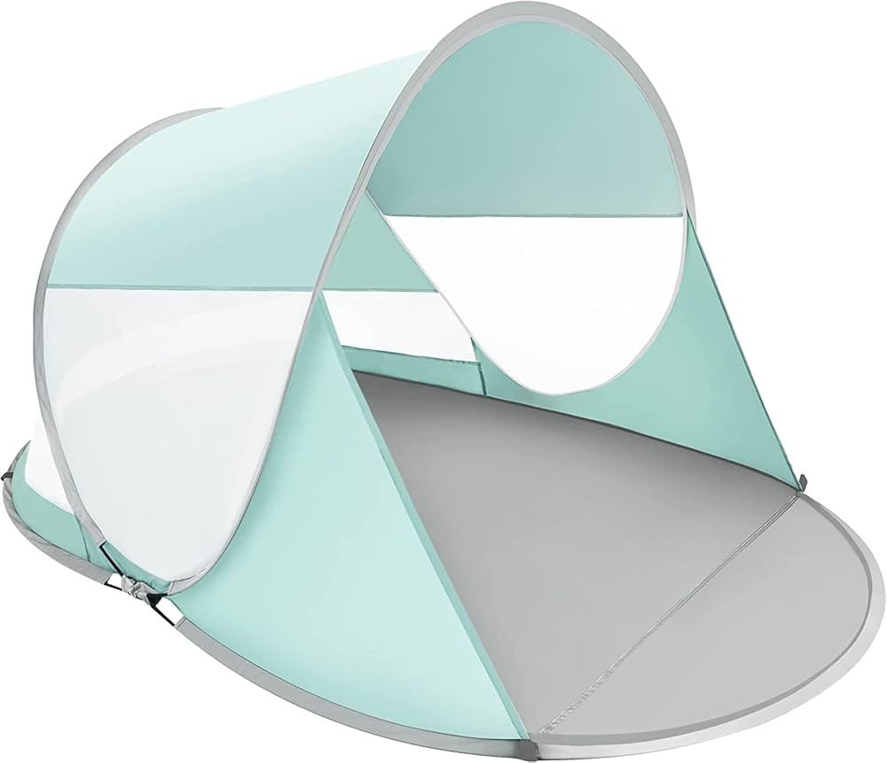 Amazon.com: ISILER Pop Up Beach Tent, Portable Outdoor Beach Shade Tent, UPF 50+ Baby Beach Shelt... | Amazon (US)