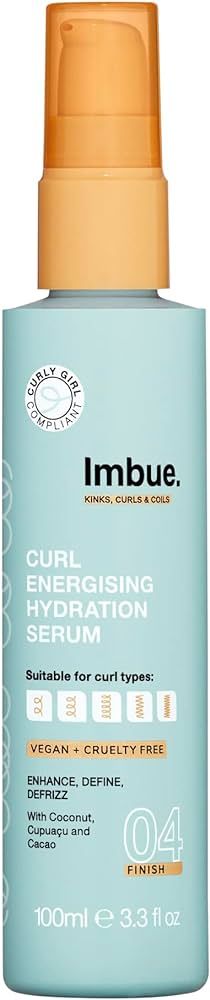 Imbue Curl Energising Hydration Serum for Curly Hair - Curl Styling | Curly Girl Compliant + Vega... | Amazon (US)