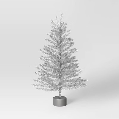 24" Unlit Tinsel Mini Artificial Christmas Tree - Wondershop™ | Target