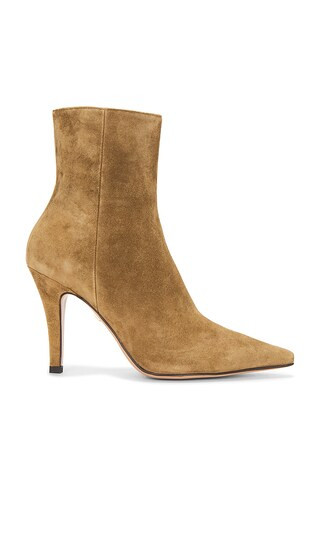 Ankle Bootie in Oliva | Revolve Clothing (Global)