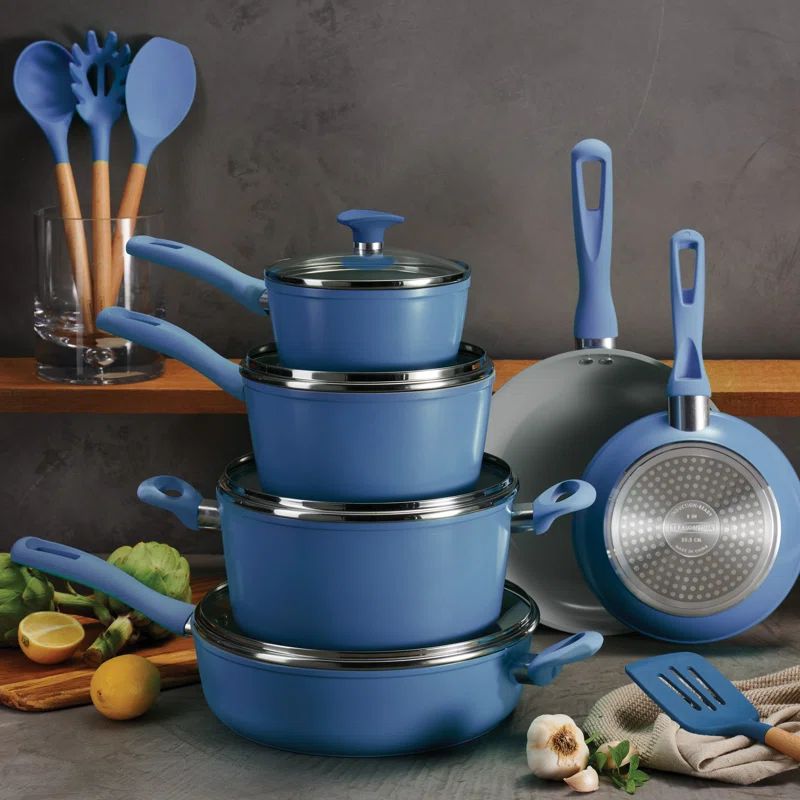 Tramontina 14 Pc Ceramic Induction-Ready Cookware Set | Wayfair North America