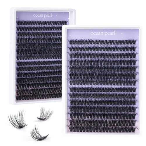 Lash Clusters Lash Extensions 280 Pcs Individual Lashes DIY Eyelash Extensions 10-16mm Length Mix Cluster Lashes Soft Natural for Makeup at Home - 60D+80D | Amazon (US)