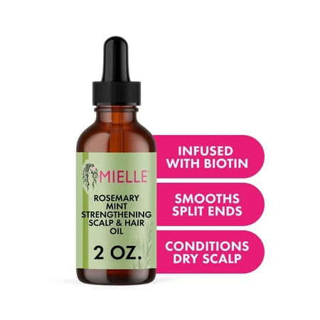 Mielle Strengthening Scalp & Hair Oil, Rosemary Mint, 2 oz | Walmart (US)