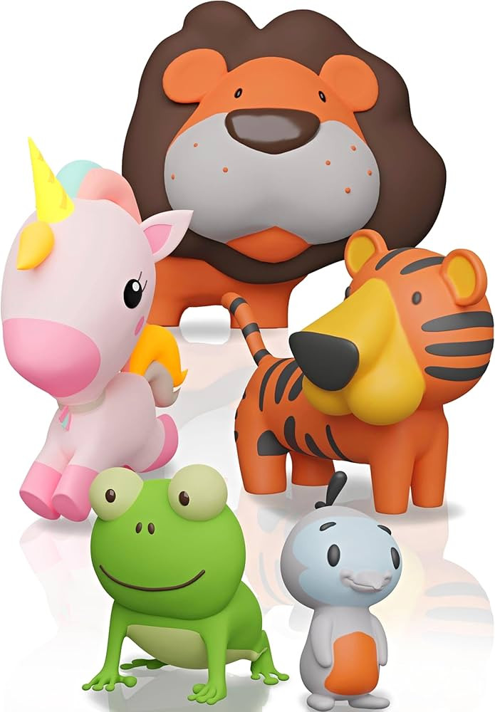 Mold Free Bath Toys for Babies and Toddlers, Animal No Hole Bath Toys, No Mold for Tub,Beach,Pool... | Amazon (US)