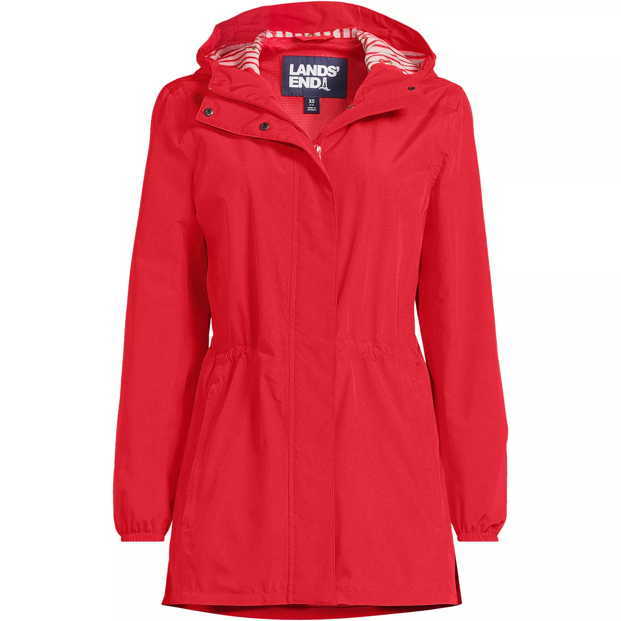 Squall Packable Waterproof Raincoat | Lands' End (US)