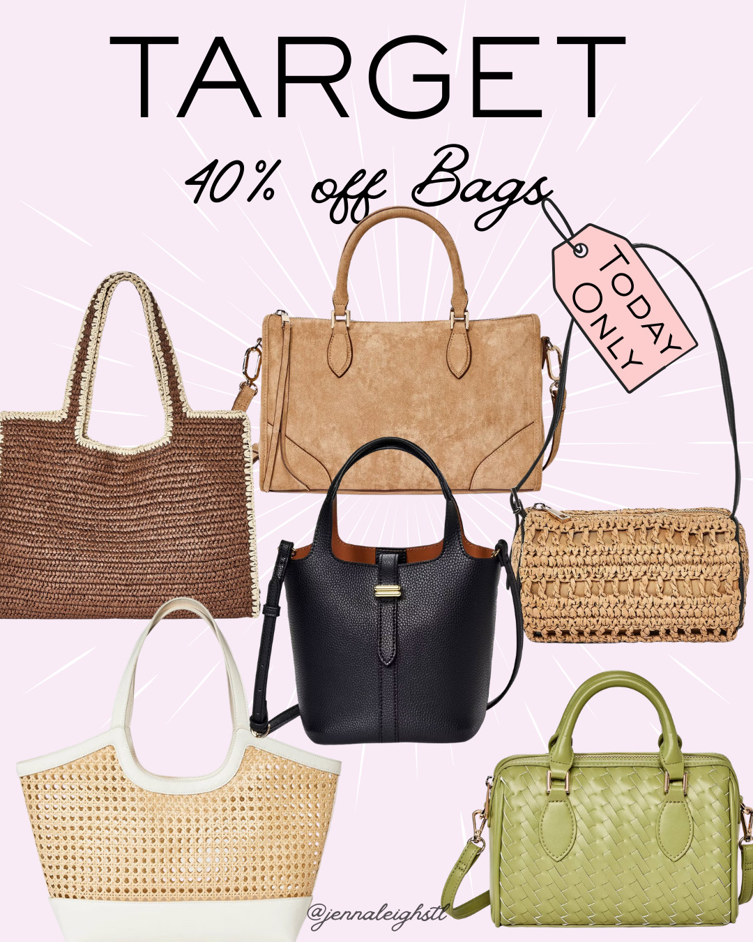 Today only - 40% off Bags at Target 

 #LTKSaleAlert #LTKMidsize #LTKWorkwear
