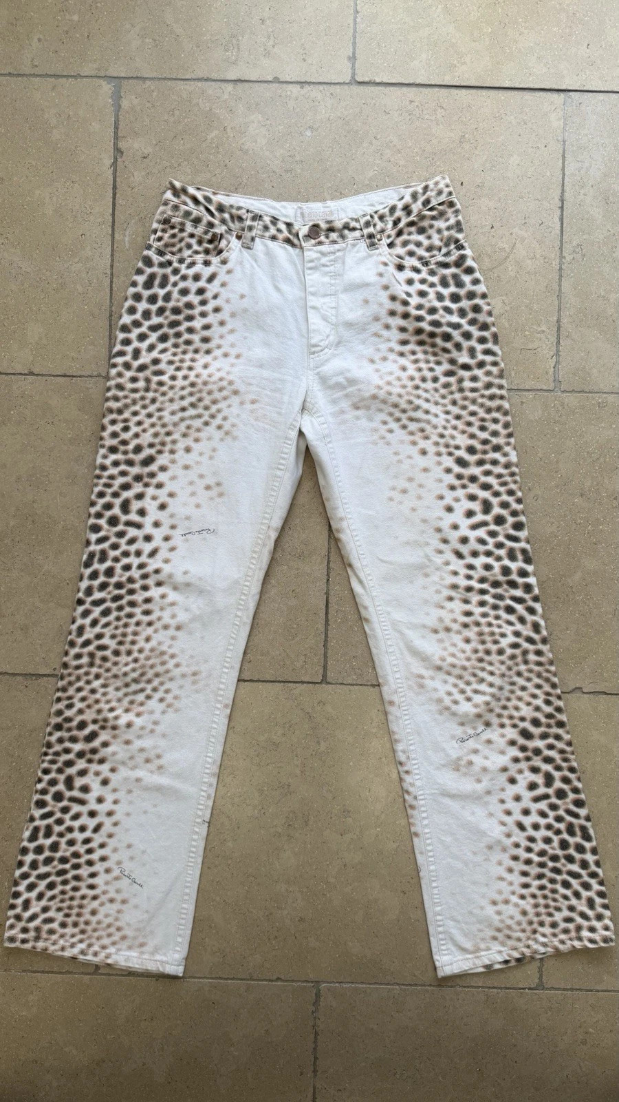 Roberto Cavalli 2000s Leopard Jeans  | eBay UK | eBay UK