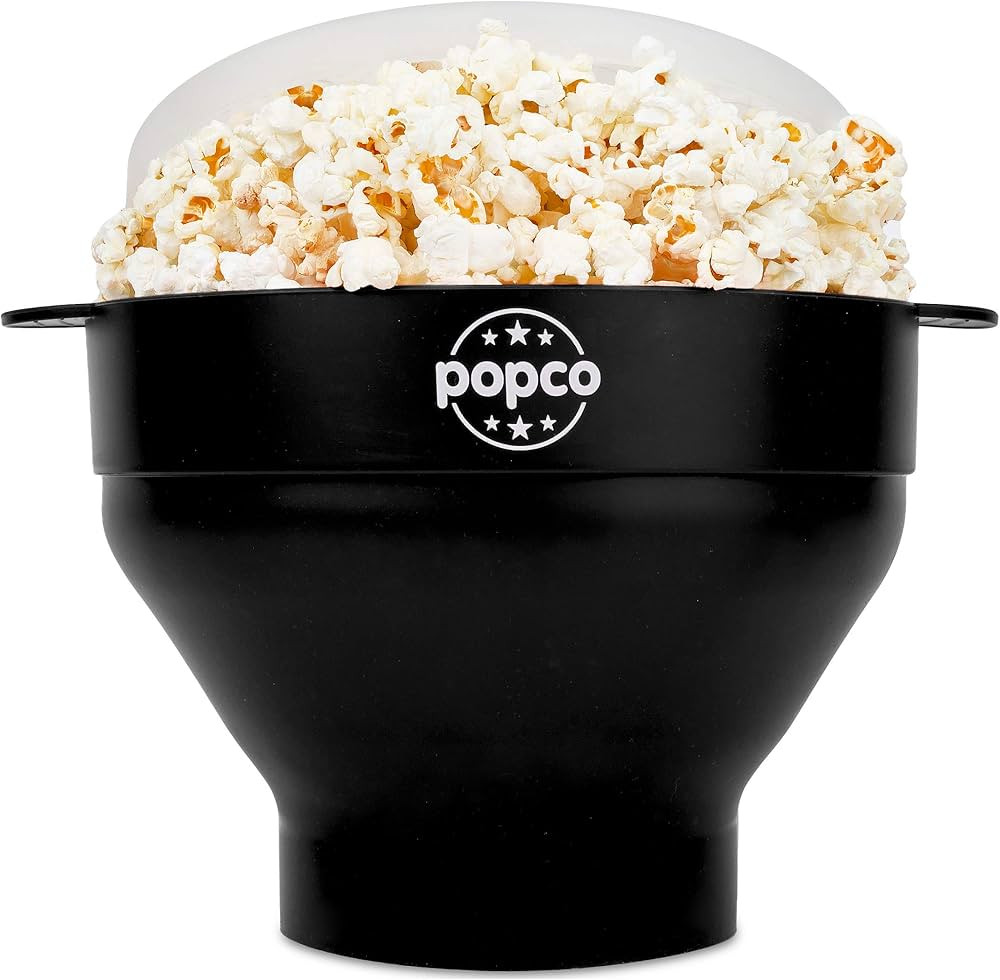 The Original Popco Silicone Microwave Popcorn Popper with Handles, Silicone Popcorn Maker, Collap... | Amazon (CA)