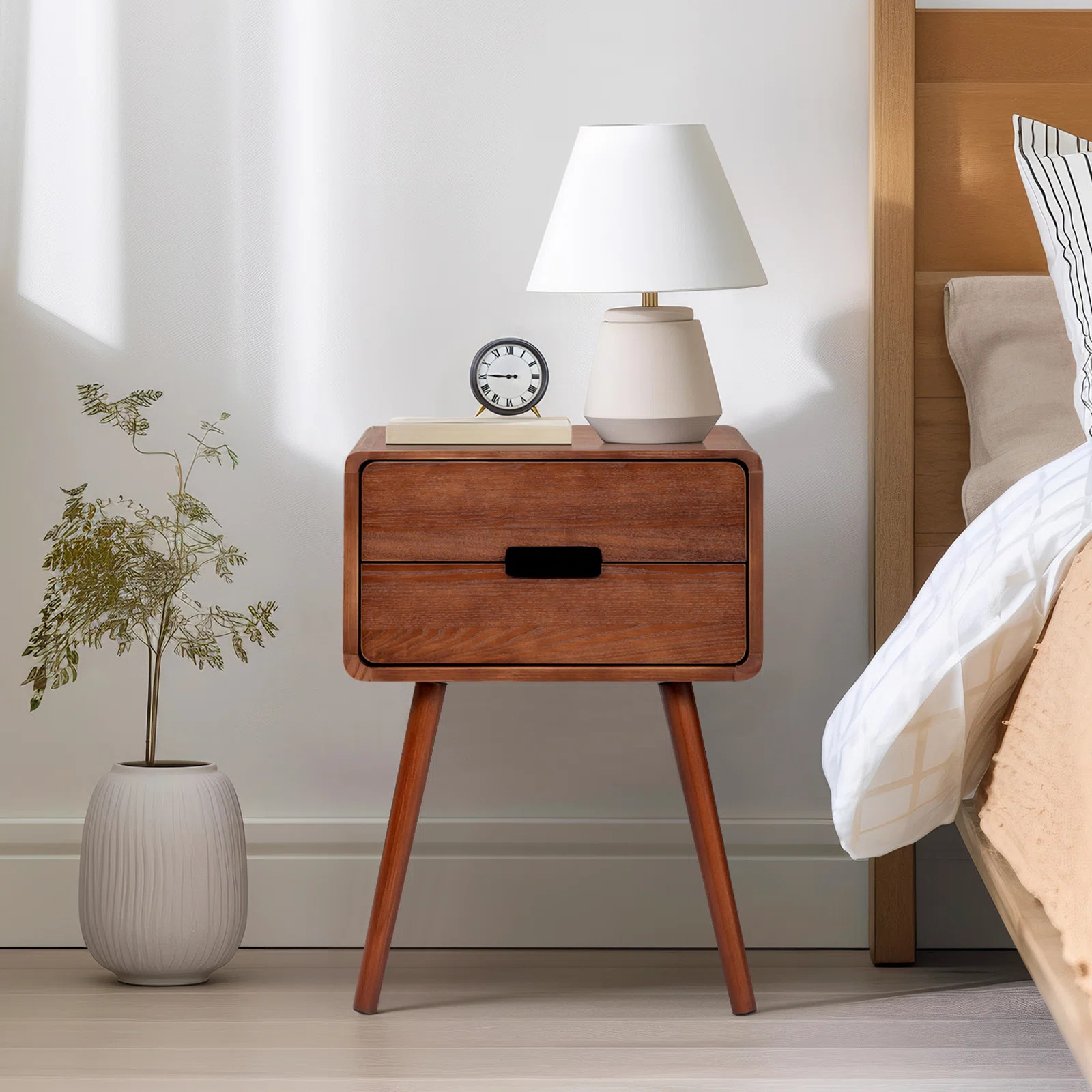 Bohuslav Solid Wood Nightstand | Wayfair North America