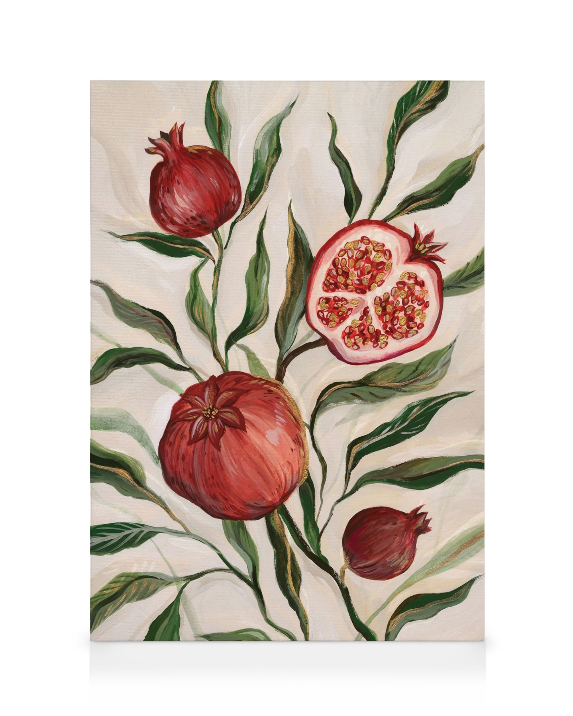 Gilded Pomegranate Canvas print | Desenio