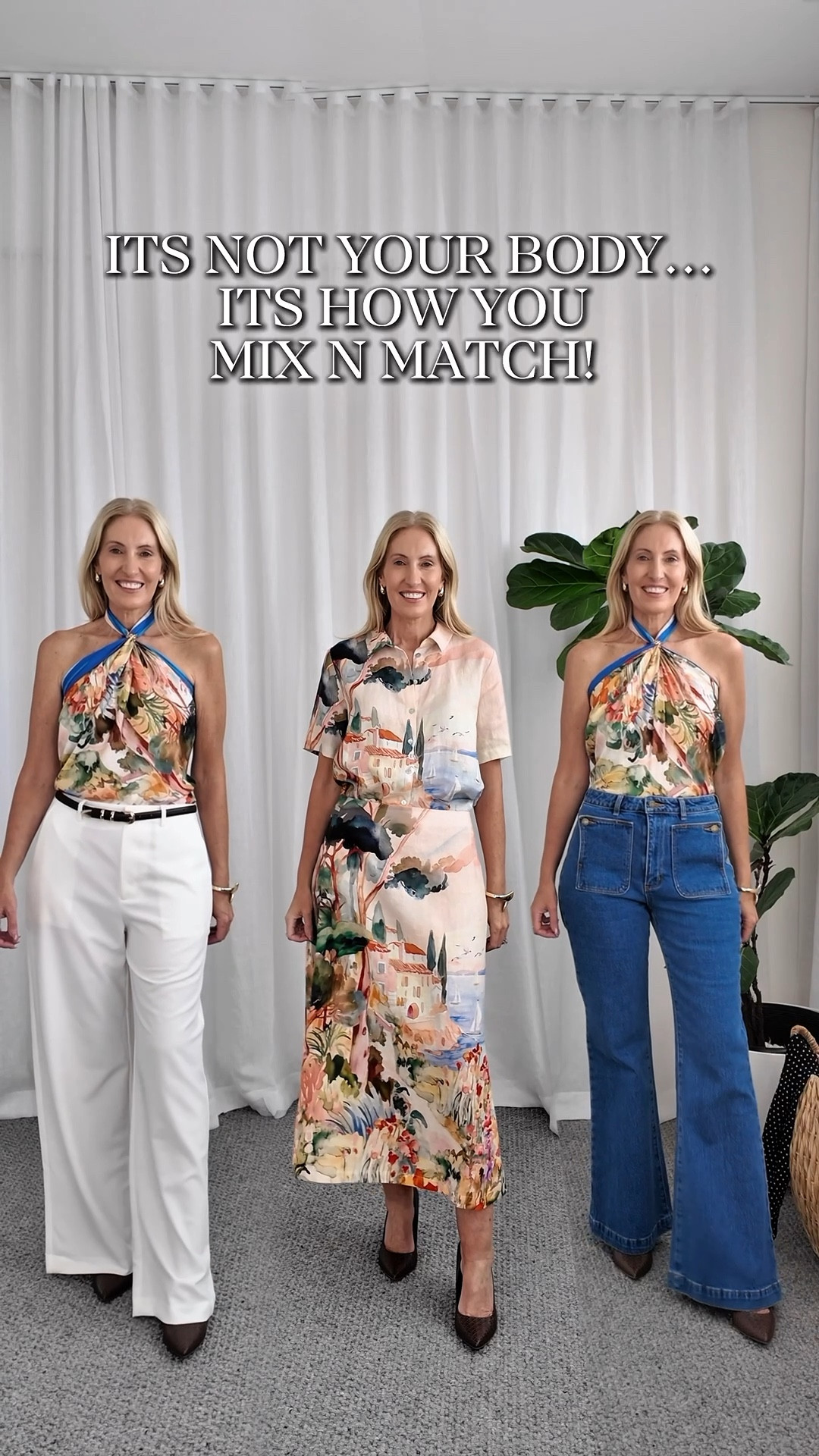 Here’s all the pieces featured. Perfect for mix n matching back with your wardrobe.

I’m usually a size 8/10 and 174cms tall.

I’m wearing a size small in the shirt and skirt. Medium in the white pants and size 10 in the jeans

#LTKjeans #LTKstyletip #LTKaustralia