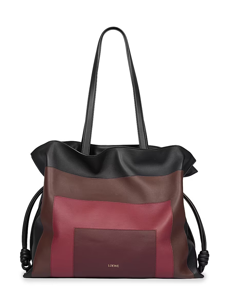 Women's Flamenco XL Square Clutch - Black Burgundy | Saks Fifth Avenue