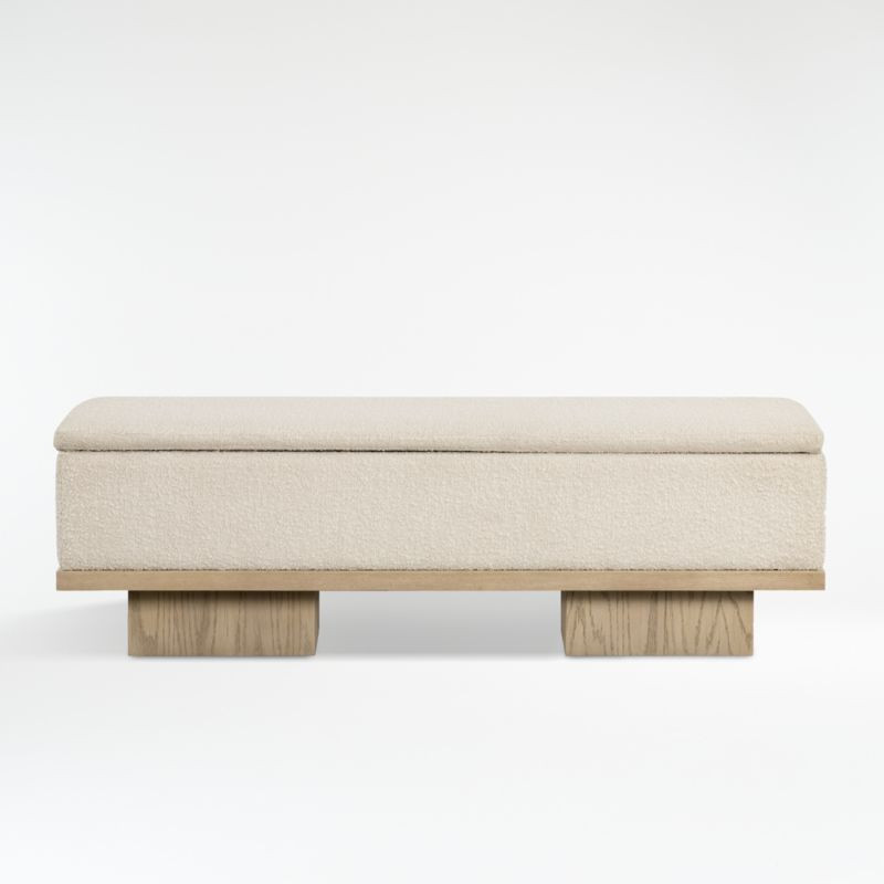 Brighton Upholstered Bench + Reviews | Crate & Barrel | Crate & Barrel