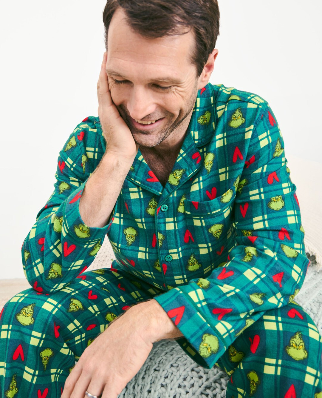 Adult Dr. Seuss Grinch Flannel Pajama Pants | Hanna Andersson