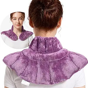 RelaxCoo Microwavable Heating Pad for Neck Shoulders and Back, Microwave Heated Neck Wrap with Mo... | Amazon (US)