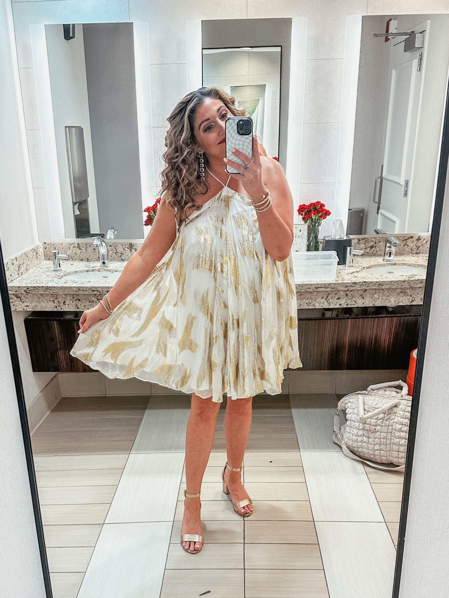 OOTN 
Dress size XL (L was fine but did xl for more length) / shoes tts 

#LTKMidsize #LTKParties #LTKWedding