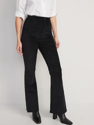Higher High-Waisted Corduroy Flare Pants for Women | Old Navy (US)