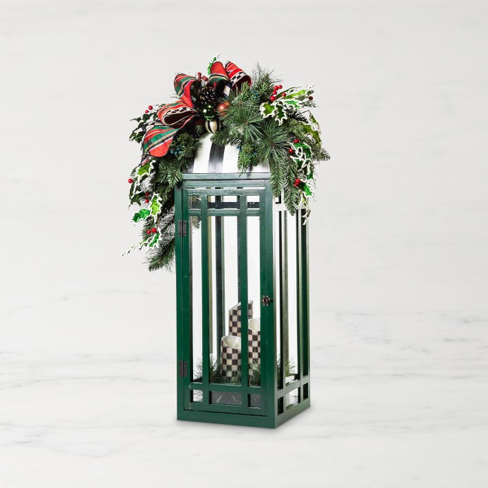 MacKenzie-Childs Tartan Lantern Arrangement | Williams-Sonoma
