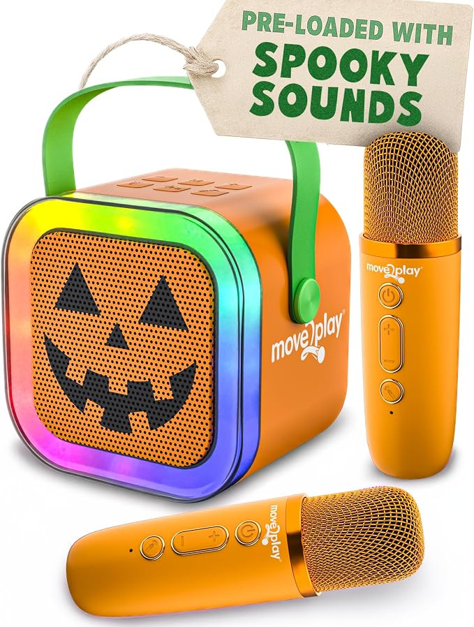 Move2Play, Mini Karaoke Machine for Kids | Built-in 20+ Songs | Bluetooth Speaker with Microphone... | Amazon (US)