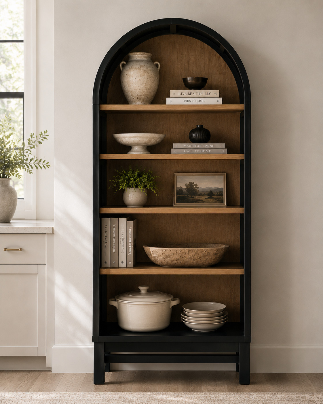 An arched bookcase for under $200?! 👀

This Walmart bookcase is on sale for $198 and gives you tons of open storage for books, decor, baskets, and kitchen or living room styling. The black frame and warm wood shelves make it feel polished without the high price tag.


#WalmartFinds #WalmartHome #ArchedBookcase #Bookcase #HomeStorage #LivingRoomDecor 

 #LTKSeasonal #LTKHome #LTKSaleAlert
