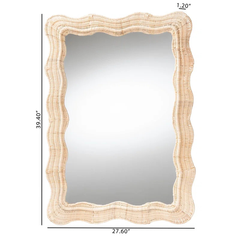 House of Hampton® Kahniya Scalloped Wall Mirror | Wayfair | Wayfair North America