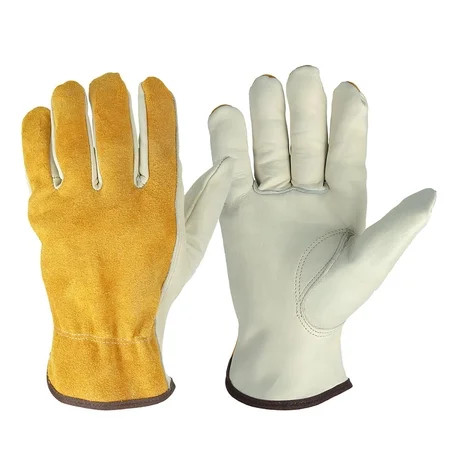 HizoeChu Working Gloves Gardening Leather Work Gloves for Digging Planting | Walmart (US)