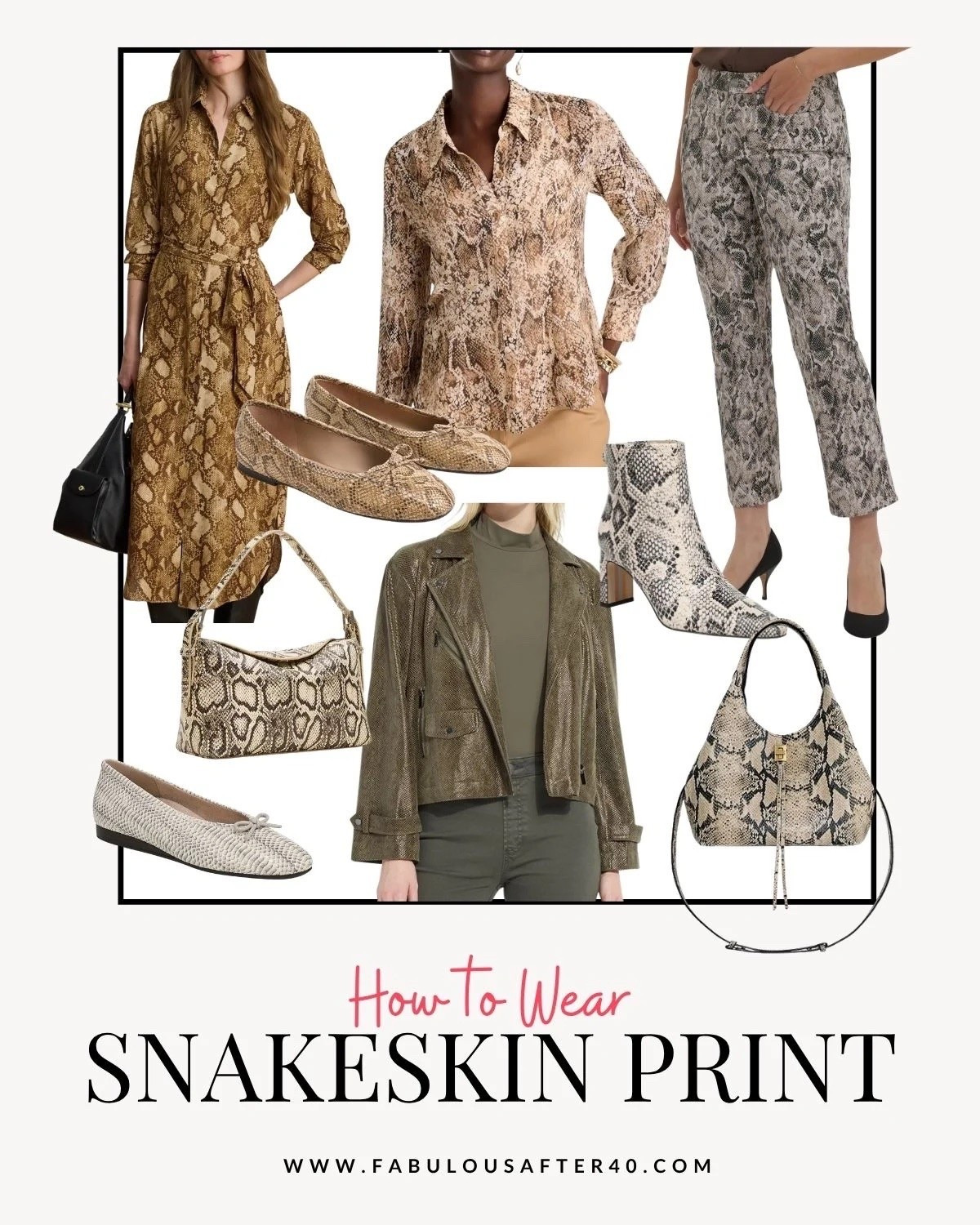 Snakeskin can feel a little intimidating at first, but I promise it’s actually one of the easiest prints to style! 🐍🤎

My favorite way to wear it is to treat it almost like a neutral. Pair a snakeskin bag, shoes, or belt with simple pieces like denim, black, cream, or camel and let the print do the talking. If you’re feeling a little bolder, try a snakeskin skirt or top with otherwise understated pieces.

It’s such an easy way to add a little personality to an outfit without going overboard. And honestly, I think snakeskin is one of those prints that never really goes out of style! 🤎

#LTKOver40 #LTKSeasonal #LTKootd